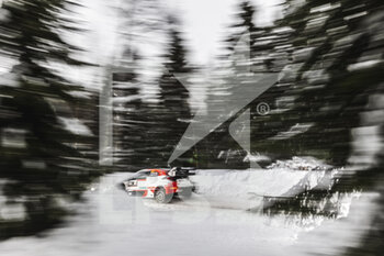 2022-02-24 - 33 EVANS Elfyn (gbr), MARTIN Scott (gbr), Toyota Gazoo Racing WRT, Toyota GR Yaris Rally1, action during the Rally Sweden 2022, 2nd round of the 2022 WRC World Rally Car Championship, from February 24 to 27, 2022 at Umea, Vasterbotten County, Sweden - RALLY SWEDEN 2022, 2ND ROUND OF THE 2022 WRC WORLD RALLY CAR CHAMPIONSHIP - RALLY - MOTORS