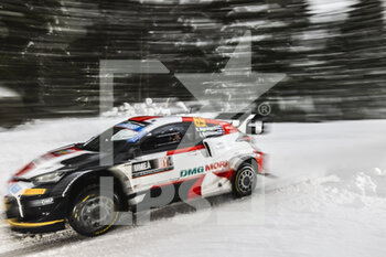 2022-02-24 - 69 ROVANPERA Kalle (fin), HALTTUNEN Jonne (FIN), Toyota Gazoo Racing WRT, Toyota GR Yaris Rally1, action during the Rally Sweden 2022, 2nd round of the 2022 WRC World Rally Car Championship, from February 24 to 27, 2022 at Umea, Vasterbotten County, Sweden - RALLY SWEDEN 2022, 2ND ROUND OF THE 2022 WRC WORLD RALLY CAR CHAMPIONSHIP - RALLY - MOTORS