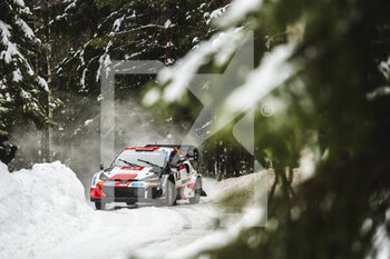 2022-02-24 - 69 ROVANPERA Kalle (fin), HALTTUNEN Jonne (FIN), Toyota Gazoo Racing WRT, Toyota GR Yaris Rally1, action during the Rally Sweden 2022, 2nd round of the 2022 WRC World Rally Car Championship, from February 24 to 27, 2022 at Umea, Vasterbotten County, Sweden - RALLY SWEDEN 2022, 2ND ROUND OF THE 2022 WRC WORLD RALLY CAR CHAMPIONSHIP - RALLY - MOTORS