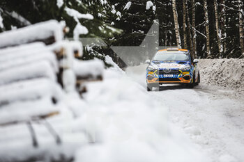 2022-02-24 - 49 JOONA Lauri (fin), KORHONEN Mikael (fin), Ford Fiesta Rally3, action during the Rally Sweden 2022, 2nd round of the 2022 WRC World Rally Car Championship, from February 24 to 27, 2022 at Umea, Vasterbotten County, Sweden - RALLY SWEDEN 2022, 2ND ROUND OF THE 2022 WRC WORLD RALLY CAR CHAMPIONSHIP - RALLY - MOTORS