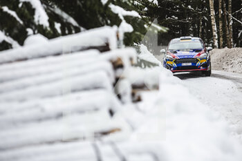 2022-02-24 - 48 PAJARI Sami (fin), MALKONEN Enni (fin), Ford Fiesta Rally3, action during the Rally Sweden 2022, 2nd round of the 2022 WRC World Rally Car Championship, from February 24 to 27, 2022 at Umea, Vasterbotten County, Sweden - RALLY SWEDEN 2022, 2ND ROUND OF THE 2022 WRC WORLD RALLY CAR CHAMPIONSHIP - RALLY - MOTORS
