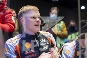 2022-02-24 - TANAK Ott (est), Hyundai Shell Mobis World Rally Team, Hyundai i20 N Rally 1, portrait during the Rally Sweden 2022, 2nd round of the 2022 WRC World Rally Car Championship, from February 24 to 27, 2022 at Umea, Vasterbotten County, Sweden - RALLY SWEDEN 2022, 2ND ROUND OF THE 2022 WRC WORLD RALLY CAR CHAMPIONSHIP - RALLY - MOTORS