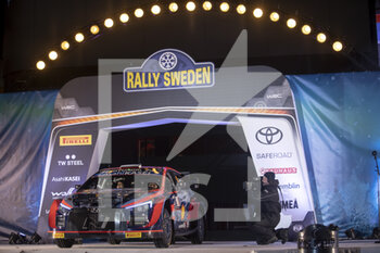 2022-02-24 - 08 TANAK Ott (est), JARVEOJA Martin (est), Hyundai Shell Mobis World Rally Team, Hyundai i20 N Rally 1, action during the Rally Sweden 2022, 2nd round of the 2022 WRC World Rally Car Championship, from February 24 to 27, 2022 at Umea, Vasterbotten County, Sweden - RALLY SWEDEN 2022, 2ND ROUND OF THE 2022 WRC WORLD RALLY CAR CHAMPIONSHIP - RALLY - MOTORS