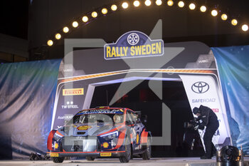 2022-02-24 - 11 NEUVILLE Thierry (bel), WYDAEGHE Martijn (bel), Hyundai Shell Mobis World Rally Team, Hyundai i20 N Rally 1, action during the Rally Sweden 2022, 2nd round of the 2022 WRC World Rally Car Championship, from February 24 to 27, 2022 at Umea, Vasterbotten County, Sweden - RALLY SWEDEN 2022, 2ND ROUND OF THE 2022 WRC WORLD RALLY CAR CHAMPIONSHIP - RALLY - MOTORS