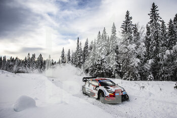 2022-02-25 - 33 EVANS Elfyn (gbr), MARTIN Scott (gbr), Toyota Gazoo Racing WRT, Toyota GR Yaris Rally1, action during the Rally Sweden 2022, 2nd round of the 2022 WRC World Rally Car Championship, from February 24 to 27, 2022 at Umea, Vasterbotten County, Sweden - RALLY SWEDEN 2022, 2ND ROUND OF THE 2022 WRC WORLD RALLY CAR CHAMPIONSHIP - RALLY - MOTORS