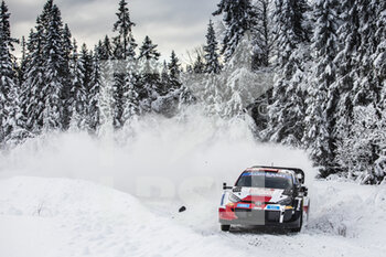 2022-02-25 - 04 LAPPI Esapekka (fin), FERM Janne (fin), Toyota Gazoo Racing WRT, Toyota GR Yaris Rally1, action during the Rally Sweden 2022, 2nd round of the 2022 WRC World Rally Car Championship, from February 24 to 27, 2022 at Umea, Vasterbotten County, Sweden - RALLY SWEDEN 2022, 2ND ROUND OF THE 2022 WRC WORLD RALLY CAR CHAMPIONSHIP - RALLY - MOTORS
