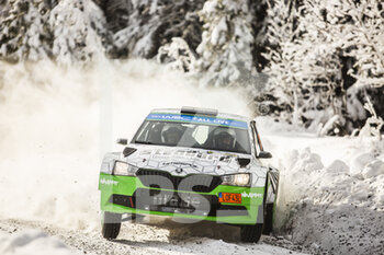 2022-02-25 - 30 JONASSON Jorgen (swe), JONASSON Nicklas (swe), Skoda Fabia Evo, action during the Rally Sweden 2022, 2nd round of the 2022 WRC World Rally Car Championship, from February 24 to 27, 2022 at Umea, Vasterbotten County, Sweden - RALLY SWEDEN 2022, 2ND ROUND OF THE 2022 WRC WORLD RALLY CAR CHAMPIONSHIP - RALLY - MOTORS