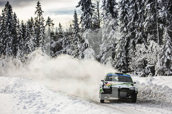 2022-02-25 - 25 BULACIA Marco (bol), DER OHANNESIAN Marcelo (arg), Toksport WRT, Skoda Fabia Evo, action during the Rally Sweden 2022, 2nd round of the 2022 WRC World Rally Car Championship, from February 24 to 27, 2022 at Umea, Vasterbotten County, Sweden - RALLY SWEDEN 2022, 2ND ROUND OF THE 2022 WRC WORLD RALLY CAR CHAMPIONSHIP - RALLY - MOTORS