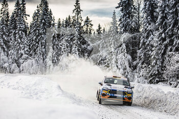2022-02-25 - 49 JOONA Lauri (fin), KORHONEN Mikael (fin), Ford Fiesta Rally3, action during the Rally Sweden 2022, 2nd round of the 2022 WRC World Rally Car Championship, from February 24 to 27, 2022 at Umea, Vasterbotten County, Sweden - RALLY SWEDEN 2022, 2ND ROUND OF THE 2022 WRC WORLD RALLY CAR CHAMPIONSHIP - RALLY - MOTORS