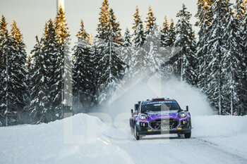 2022-02-25 - 44 GREENSMITH Gus (gbr), ANDERSSON Jonas (swe), M-Sport Ford World Rally Team, Ford Puma Rally1, action during the Rally Sweden 2022, 2nd round of the 2022 WRC World Rally Car Championship, from February 24 to 27, 2022 at Umea, Vasterbotten County, Sweden - RALLY SWEDEN 2022, 2ND ROUND OF THE 2022 WRC WORLD RALLY CAR CHAMPIONSHIP - RALLY - MOTORS