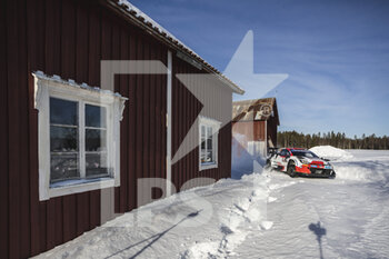2022-02-26 - 33 EVANS Elfyn (gbr), MARTIN Scott (gbr), Toyota Gazoo Racing WRT, Toyota GR Yaris Rally1, action during the Rally Sweden 2022, 2nd round of the 2022 WRC World Rally Car Championship, from February 24 to 27, 2022 at Umea, Vasterbotten County, Sweden - RALLY SWEDEN 2022, 2ND ROUND OF THE 2022 WRC WORLD RALLY CAR CHAMPIONSHIP - RALLY - MOTORS