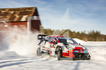 2022-02-26 - 69 ROVANPERA Kalle (fin), HALTTUNEN Jonne (FIN), Toyota Gazoo Racing WRT, Toyota GR Yaris Rally1, action during the Rally Sweden 2022, 2nd round of the 2022 WRC World Rally Car Championship, from February 24 to 27, 2022 at Umea, Vasterbotten County, Sweden - RALLY SWEDEN 2022, 2ND ROUND OF THE 2022 WRC WORLD RALLY CAR CHAMPIONSHIP - RALLY - MOTORS