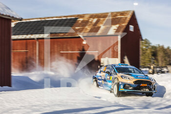 2022-02-26 - 26 ADIELSSON Mattias (swe), ARHUSIANDER David (swe), M-Sport Ford World Rally Team, Ford Fiesta Mk II, action during the Rally Sweden 2022, 2nd round of the 2022 WRC World Rally Car Championship, from February 24 to 27, 2022 at Umea, Vasterbotten County, Sweden - RALLY SWEDEN 2022, 2ND ROUND OF THE 2022 WRC WORLD RALLY CAR CHAMPIONSHIP - RALLY - MOTORS