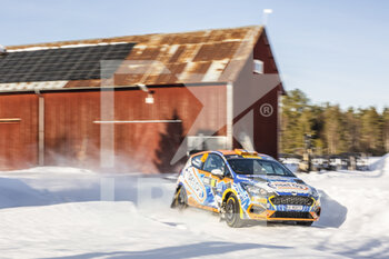 2022-02-26 - 49 JOONA Lauri (fin), KORHONEN Mikael (fin), Ford Fiesta Rally3, action during the Rally Sweden 2022, 2nd round of the 2022 WRC World Rally Car Championship, from February 24 to 27, 2022 at Umea, Vasterbotten County, Sweden - RALLY SWEDEN 2022, 2ND ROUND OF THE 2022 WRC WORLD RALLY CAR CHAMPIONSHIP - RALLY - MOTORS