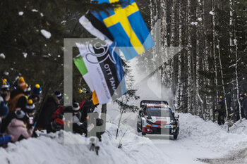 2022-02-26 - 04 LAPPI Esapekka (fin), FERM Janne (fin), Toyota Gazoo Racing WRT, Toyota GR Yaris Rally1, action during the Rally Sweden 2022, 2nd round of the 2022 WRC World Rally Car Championship, from February 24 to 27, 2022 at Umea, Vasterbotten County, Sweden - RALLY SWEDEN 2022, 2ND ROUND OF THE 2022 WRC WORLD RALLY CAR CHAMPIONSHIP - RALLY - MOTORS