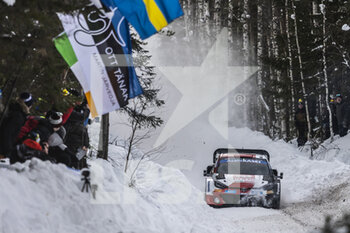 2022-02-26 - 04 LAPPI Esapekka (fin), FERM Janne (fin), Toyota Gazoo Racing WRT, Toyota GR Yaris Rally1, action during the Rally Sweden 2022, 2nd round of the 2022 WRC World Rally Car Championship, from February 24 to 27, 2022 at Umea, Vasterbotten County, Sweden - RALLY SWEDEN 2022, 2ND ROUND OF THE 2022 WRC WORLD RALLY CAR CHAMPIONSHIP - RALLY - MOTORS