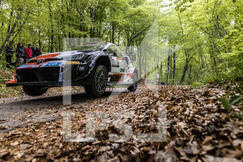 2022-04-21 - 33 EVANS Elfyn (gbr), MARTIN Scott (gbr), Toyota Gazoo Racing WRT, Toyota GR Yaris Rally 1, action during the Croatia Rally 2022, 3rd round of the 2022 WRC World Rally Car Championship, from April 21 to 24, 2022 at Zagreb, Croatia - CROATIA RALLY 2022, 3RD ROUND OF THE 2022 WRC WORLD RALLY CAR CHAMPIONSHIP - RALLY - MOTORS