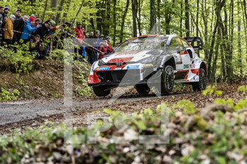 2022-04-21 - 33 EVANS Elfyn (gbr), MARTIN Scott (gbr), Toyota Gazoo Racing WRT, Toyota GR Yaris Rally 1, action during the Croatia Rally 2022, 3rd round of the 2022 WRC World Rally Car Championship, from April 21 to 24, 2022 at Zagreb, Croatia - CROATIA RALLY 2022, 3RD ROUND OF THE 2022 WRC WORLD RALLY CAR CHAMPIONSHIP - RALLY - MOTORS
