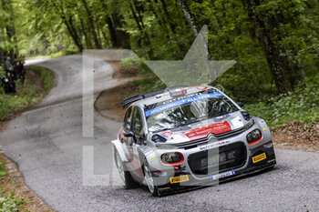 2022-04-21 - 22 CAMILLI Eric (fra), DE LA HAYE Thibault (fra), Citroen C3, action during the Croatia Rally 2022, 3rd round of the 2022 WRC World Rally Car Championship, from April 21 to 24, 2022 at Zagreb, Croatia - CROATIA RALLY 2022, 3RD ROUND OF THE 2022 WRC WORLD RALLY CAR CHAMPIONSHIP - RALLY - MOTORS