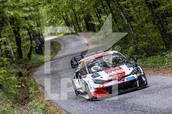 2022-04-21 - 69 ROVANPERA Kalle (fin), HALTTUNEN Jonne (FIN), Toyota Gazoo Racing WRT, Toyota GR Yaris Rally 1, action during the Croatia Rally 2022, 3rd round of the 2022 WRC World Rally Car Championship, from April 21 to 24, 2022 at Zagreb, Croatia - CROATIA RALLY 2022, 3RD ROUND OF THE 2022 WRC WORLD RALLY CAR CHAMPIONSHIP - RALLY - MOTORS
