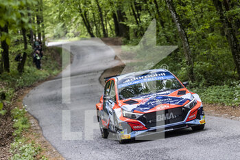 2022-04-21 - 28 MUNSTER Gregoire (lux), LOUKA Louis (bel), Hyundai i20N, action during the Croatia Rally 2022, 3rd round of the 2022 WRC World Rally Car Championship, from April 21 to 24, 2022 at Zagreb, Croatia - CROATIA RALLY 2022, 3RD ROUND OF THE 2022 WRC WORLD RALLY CAR CHAMPIONSHIP - RALLY - MOTORS