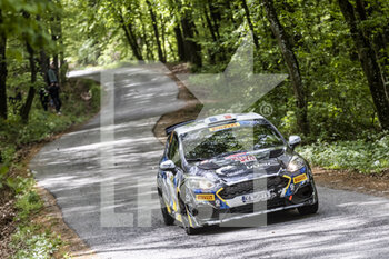 2022-04-21 - 58 FRANCESCHI Jean-Baptiste (fra), GORGUILO Anthony (fra), Ford Fiesta Rally3, action during the Croatia Rally 2022, 3rd round of the 2022 WRC World Rally Car Championship, from April 21 to 24, 2022 at Zagreb, Croatia - CROATIA RALLY 2022, 3RD ROUND OF THE 2022 WRC WORLD RALLY CAR CHAMPIONSHIP - RALLY - MOTORS