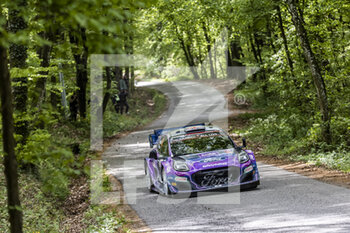 2022-04-21 - 44 GREENSMITH Gus (gbr), ANDERSSON Jonas (swe), M-Sport Ford World Rally Team, Ford Puma Rally 1, action during the Croatia Rally 2022, 3rd round of the 2022 WRC World Rally Car Championship, from April 21 to 24, 2022 at Zagreb, Croatia - CROATIA RALLY 2022, 3RD ROUND OF THE 2022 WRC WORLD RALLY CAR CHAMPIONSHIP - RALLY - MOTORS