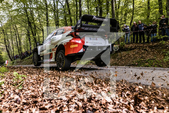 2022-04-21 - 04 LAPPI Esapekka (fin), FERM Janne (fin), Toyota Gazoo Racing WRT, Toyota GR Yaris Rally 1, action during the Croatia Rally 2022, 3rd round of the 2022 WRC World Rally Car Championship, from April 21 to 24, 2022 at Zagreb, Croatia - CROATIA RALLY 2022, 3RD ROUND OF THE 2022 WRC WORLD RALLY CAR CHAMPIONSHIP - RALLY - MOTORS