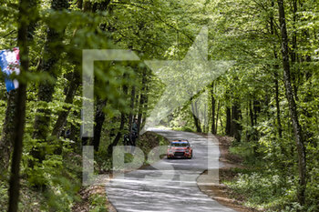 2022-04-21 - 21 ROSSEL Yohan (fra), SARREAUD Valentin (fra), Citroen C3, action during the Croatia Rally 2022, 3rd round of the 2022 WRC World Rally Car Championship, from April 21 to 24, 2022 at Zagreb, Croatia - CROATIA RALLY 2022, 3RD ROUND OF THE 2022 WRC WORLD RALLY CAR CHAMPIONSHIP - RALLY - MOTORS