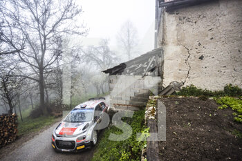 2022-04-22 - 22 CAMILLI Eric (fra), DE LA HAYE Thibault (fra), Citroen C3, action during the Croatia Rally 2022, 3rd round of the 2022 WRC World Rally Car Championship, from April 21 to 24, 2022 at Zagreb, Croatia - CROATIA RALLY 2022, 3RD ROUND OF THE 2022 WRC WORLD RALLY CAR CHAMPIONSHIP - RALLY - MOTORS