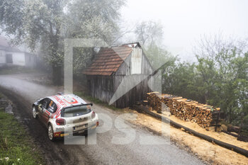 2022-04-22 - 22 CAMILLI Eric (fra), DE LA HAYE Thibault (fra), Citroen C3, action during the Croatia Rally 2022, 3rd round of the 2022 WRC World Rally Car Championship, from April 21 to 24, 2022 at Zagreb, Croatia - CROATIA RALLY 2022, 3RD ROUND OF THE 2022 WRC WORLD RALLY CAR CHAMPIONSHIP - RALLY - MOTORS
