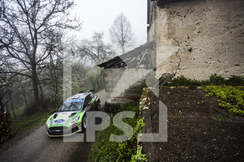 2022-04-22 - 27 HUTTUNEN Jari (fin), LUKKA Mikko (fin), M-Sport Ford World Rally Team, Ford Fiesta Mk II, action during the Croatia Rally 2022, 3rd round of the 2022 WRC World Rally Car Championship, from April 21 to 24, 2022 at Zagreb, Croatia - CROATIA RALLY 2022, 3RD ROUND OF THE 2022 WRC WORLD RALLY CAR CHAMPIONSHIP - RALLY - MOTORS