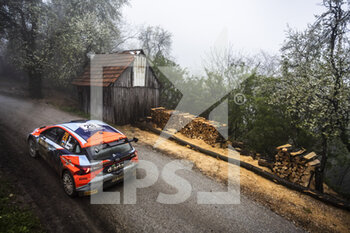 2022-04-22 - 28 MUNSTER Gregoire (lux), LOUKA Louis (bel), Hyundai i20N, action during the Croatia Rally 2022, 3rd round of the 2022 WRC World Rally Car Championship, from April 21 to 24, 2022 at Zagreb, Croatia - CROATIA RALLY 2022, 3RD ROUND OF THE 2022 WRC WORLD RALLY CAR CHAMPIONSHIP - RALLY - MOTORS