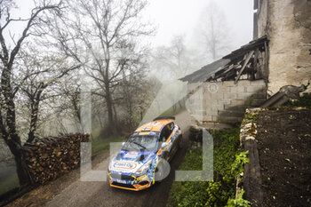 2022-04-22 - 53 JOONA Lauri (fin), KORHONEN Mikael (fin), Ford Fiesta Rally3, action during the Croatia Rally 2022, 3rd round of the 2022 WRC World Rally Car Championship, from April 21 to 24, 2022 at Zagreb, Croatia - CROATIA RALLY 2022, 3RD ROUND OF THE 2022 WRC WORLD RALLY CAR CHAMPIONSHIP - RALLY - MOTORS