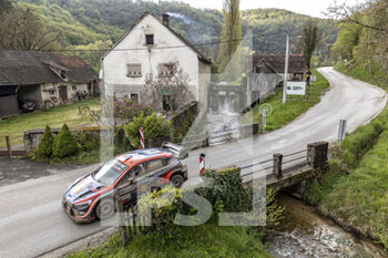 2022-04-22 - 08 TANAK Ott (est), JARVEOJA Martin (est), Hyundai Shell Mobis World Rally Team, Hyundai i20 N Rally 1, action during the Croatia Rally 2022, 3rd round of the 2022 WRC World Rally Car Championship, from April 21 to 24, 2022 at Zagreb, Croatia - CROATIA RALLY 2022, 3RD ROUND OF THE 2022 WRC WORLD RALLY CAR CHAMPIONSHIP - RALLY - MOTORS