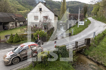 2022-04-22 - 33 EVANS Elfyn (gbr), MARTIN Scott (gbr), Toyota Gazoo Racing WRT, Toyota GR Yaris Rally 1, action during the Croatia Rally 2022, 3rd round of the 2022 WRC World Rally Car Championship, from April 21 to 24, 2022 at Zagreb, Croatia - CROATIA RALLY 2022, 3RD ROUND OF THE 2022 WRC WORLD RALLY CAR CHAMPIONSHIP - RALLY - MOTORS