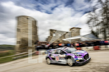 2022-04-23 - 07 LOUBET Pierre-Louis (era), LANDAIS Vincent (far), M-Sport Ford World Rally Team, Ford Puma Rally 1, action during the Croatia Rally 2022, 3rd round of the 2022 WRC World Rally Car Championship, from April 21 to 24, 2022 at Zagreb, Croatia - CROATIA RALLY 2022, 3RD ROUND OF THE 2022 WRC WORLD RALLY - RALLY - MOTORS