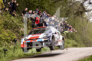 2022-04-23 - 69 ROVANPERA Kalle (fin), HALTTUNEN Jonne (FIN), Toyota Gazoo Racing WRT, Toyota GR Yaris Rally 1, action during the Croatia Rally 2022, 3rd round of the 2022 WRC World Rally Car Championship, from April 21 to 24, 2022 at Zagreb, Croatia - CROATIA RALLY 2022, 3RD ROUND OF THE 2022 WRC WORLD RALLY - RALLY - MOTORS