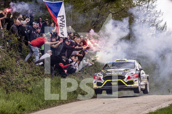2022-04-23 - 25 CAIS Erik (cze), TESINSKY Petr (cze), Ford Fiesta Mk II, action during the Croatia Rally 2022, 3rd round of the 2022 WRC World Rally Car Championship, from April 21 to 24, 2022 at Zagreb, Croatia - CROATIA RALLY 2022, 3RD ROUND OF THE 2022 WRC WORLD RALLY - RALLY - MOTORS