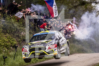 2022-04-23 - 25 CAIS Erik (cze), TESINSKY Petr (cze), Ford Fiesta Mk II, action during the Croatia Rally 2022, 3rd round of the 2022 WRC World Rally Car Championship, from April 21 to 24, 2022 at Zagreb, Croatia - CROATIA RALLY 2022, 3RD ROUND OF THE 2022 WRC WORLD RALLY - RALLY - MOTORS