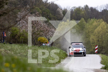 2022-04-24 - 04 LAPPI Esapekka (fin), FERM Janne (fin), Toyota Gazoo Racing WRT, Toyota GR Yaris Rally 1, action during the Croatia Rally 2022, 3rd round of the 2022 WRC World Rally Car Championship, from April 21 to 24, 2022 at Zagreb, Croatia - CROATIA RALLY 2022, 3RD ROUND OF THE 2022 WRC WORLD RALLY CAR CHAMPIONSHIP - RALLY - MOTORS