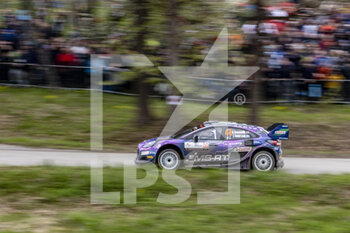 2022-04-24 - 44 GREENSMITH Gus (gbr), ANDERSSON Jonas (swe), M-Sport Ford World Rally Team, Ford Puma Rally 1, action during the Croatia Rally 2022, 3rd round of the 2022 WRC World Rally Car Championship, from April 21 to 24, 2022 at Zagreb, Croatia - CROATIA RALLY 2022, 3RD ROUND OF THE 2022 WRC WORLD RALLY CAR CHAMPIONSHIP - RALLY - MOTORS