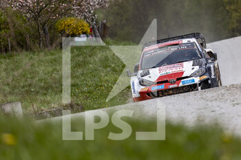 2022-04-24 - 69 ROVANPERA Kalle (fin), HALTTUNEN Jonne (FIN), Toyota Gazoo Racing WRT, Toyota GR Yaris Rally 1, action during the Croatia Rally 2022, 3rd round of the 2022 WRC World Rally Car Championship, from April 21 to 24, 2022 at Zagreb, Croatia - CROATIA RALLY 2022, 3RD ROUND OF THE 2022 WRC WORLD RALLY CAR CHAMPIONSHIP - RALLY - MOTORS