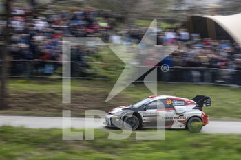 2022-04-24 - 69 ROVANPERA Kalle (fin), HALTTUNEN Jonne (FIN), Toyota Gazoo Racing WRT, Toyota GR Yaris Rally 1, action during the Croatia Rally 2022, 3rd round of the 2022 WRC World Rally Car Championship, from April 21 to 24, 2022 at Zagreb, Croatia - CROATIA RALLY 2022, 3RD ROUND OF THE 2022 WRC WORLD RALLY CAR CHAMPIONSHIP - RALLY - MOTORS