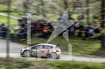 2022-04-24 - 22 CAMILLI Eric (fra), DE LA HAYE Thibault (fra), Citroen C3, action during the Croatia Rally 2022, 3rd round of the 2022 WRC World Rally Car Championship, from April 21 to 24, 2022 at Zagreb, Croatia - CROATIA RALLY 2022, 3RD ROUND OF THE 2022 WRC WORLD RALLY CAR CHAMPIONSHIP - RALLY - MOTORS
