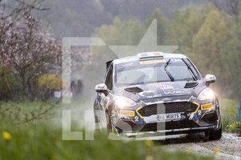 2022-04-24 - 58 FRANCESCHI Jean-Baptiste (fra), GORGUILO Anthony (fra), Ford Fiesta Rally3, action during the Croatia Rally 2022, 3rd round of the 2022 WRC World Rally Car Championship, from April 21 to 24, 2022 at Zagreb, Croatia - CROATIA RALLY 2022, 3RD ROUND OF THE 2022 WRC WORLD RALLY CAR CHAMPIONSHIP - RALLY - MOTORS