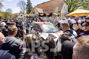 2022-04-24 - 33 EVANS Elfyn (gbr), MARTIN Scott (gbr), Toyota Gazoo Racing WRT, Toyota GR Yaris Rally 1, action during the Croatia Rally 2022, 3rd round of the 2022 WRC World Rally Car Championship, from April 21 to 24, 2022 at Zagreb, Croatia - CROATIA RALLY 2022, 3RD ROUND OF THE 2022 WRC WORLD RALLY CAR CHAMPIONSHIP - RALLY - MOTORS