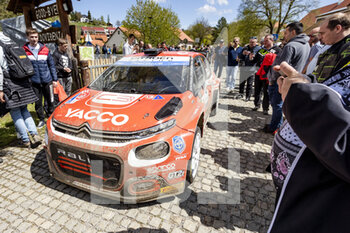2022-04-24 - 21 ROSSEL Yohan (fra), SARREAUD Valentin (fra), Citroen C3, action during the Croatia Rally 2022, 3rd round of the 2022 WRC World Rally Car Championship, from April 21 to 24, 2022 at Zagreb, Croatia - CROATIA RALLY 2022, 3RD ROUND OF THE 2022 WRC WORLD RALLY CAR CHAMPIONSHIP - RALLY - MOTORS