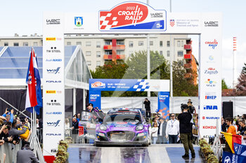 2022-04-24 - LOUBET Pierre-Louis (era), M-Sport Ford World Rally Team, Ford Puma Rally 1, portrait LANDAIS Vincent (far), M-Sport Ford World Rally Team, Ford Puma Rally 1, portrait during the Croatia Rally 2022, 3rd round of the 2022 WRC World Rally Car Championship, from April 21 to 24, 2022 at Zagreb, Croatia - CROATIA RALLY 2022, 3RD ROUND OF THE 2022 WRC WORLD RALLY CAR CHAMPIONSHIP - RALLY - MOTORS