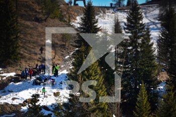 2022-01-21 - FIA World Rally Championship 
Monte Carlo 2022
January 21 ,shakedown 
M-SPORT FORD WORLD RALLY TE 
Adrien Fourmaux (FRA) and Alexandre Coria (FRA)
Crash - WORLD RALLY CHAMPIONSHIP MONTE CARLO - RALLY - MOTORS